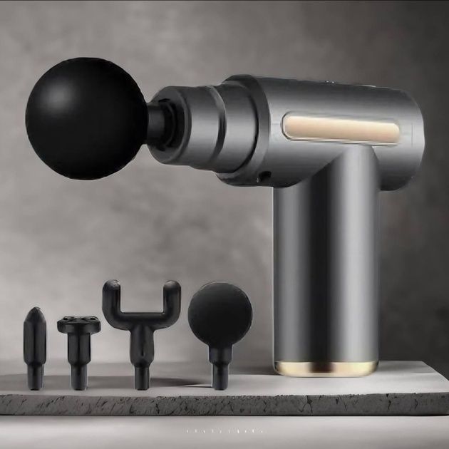 Масажер Акумуляторний для тіла м'язовий портативний ручний  Massage Gu