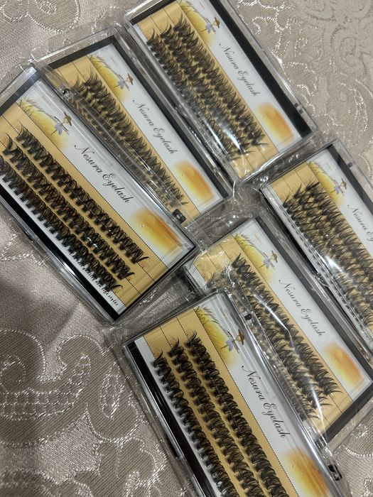 Вії (ресницы ) для самостійного нарощення, пучкові вії