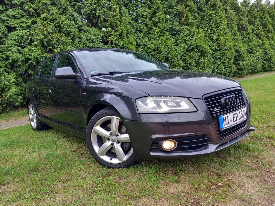 Audi A3 LIFT Quattro Sportback Orginał S-line 160ps 6b Klimatronik Alu