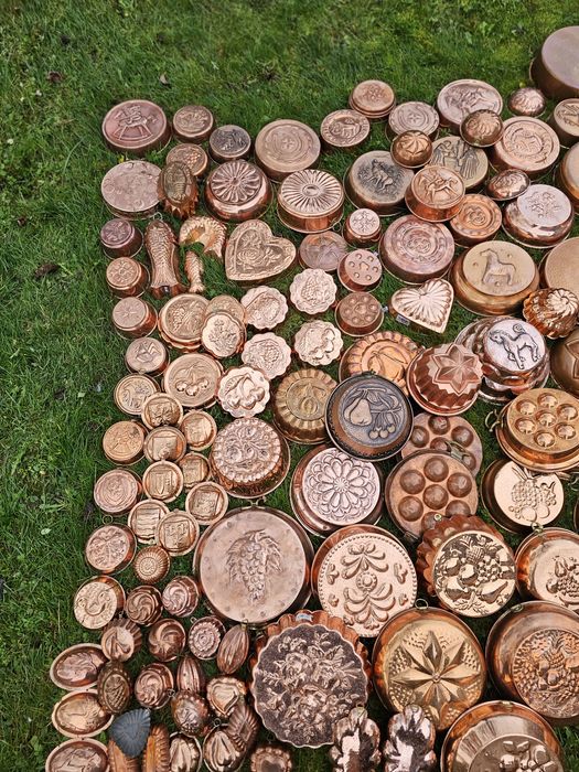 Вінтажні мідні форми.