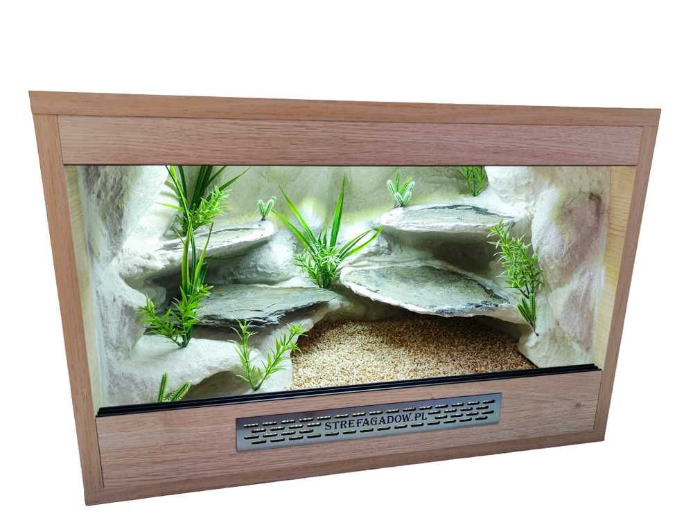 Terrarium pustynne nr638 60/40/40 dla gekona lamparciego NA ZAMÓWIENIE