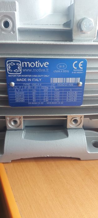 Двигун трьохфазний.2.2квт.1500об.