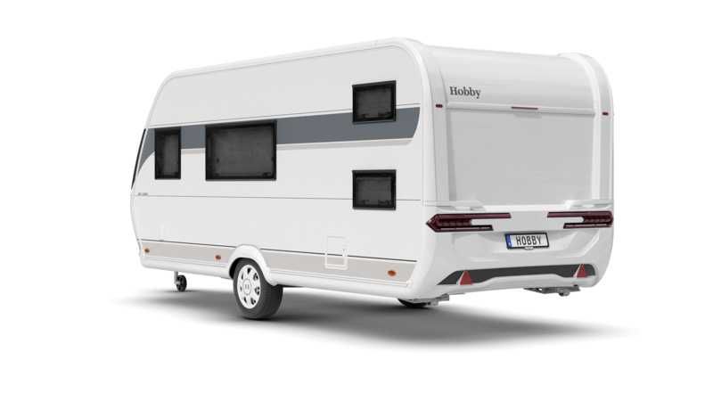 Nowa Przyczepa Kempingowa Hobby 5/6 osobowa Wynajem Klima Mover