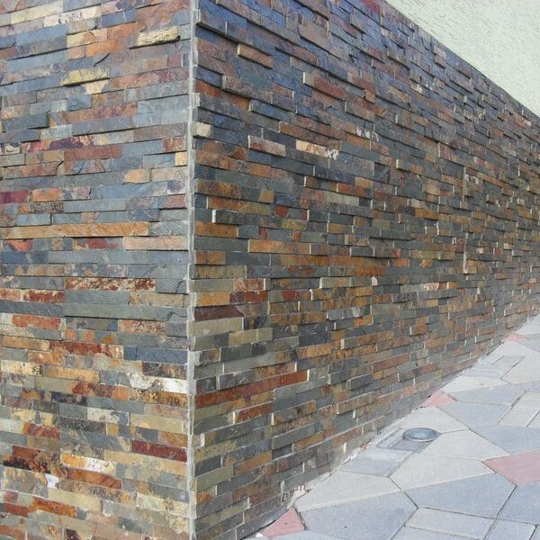 Panel ścienny Płytki Łupek Stackstone Multicolor 36x10x0,8-1,3cm