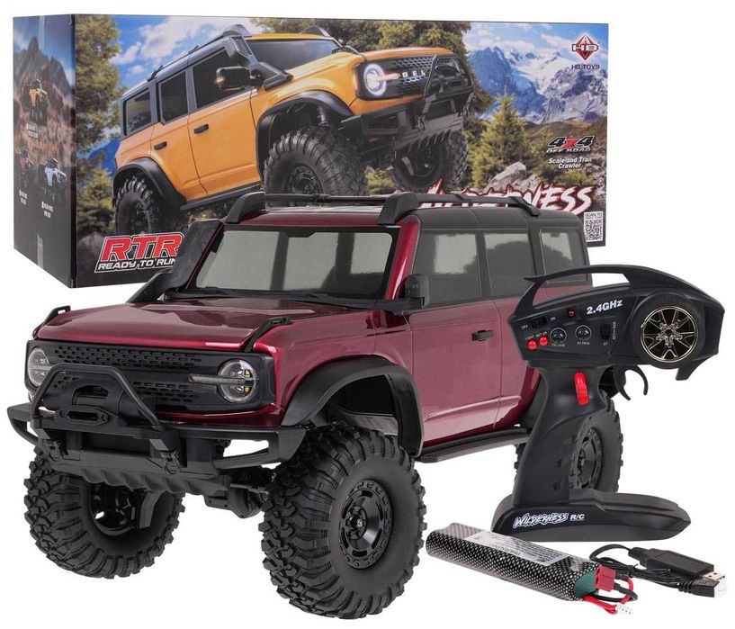Zdalnie Sterowane Auto Terenowe WILDERNESS Pilot R/C 18 km/h HB-R1002