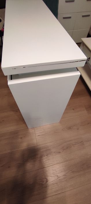 Konsola LED Baita cosmos biały połysk 100x80