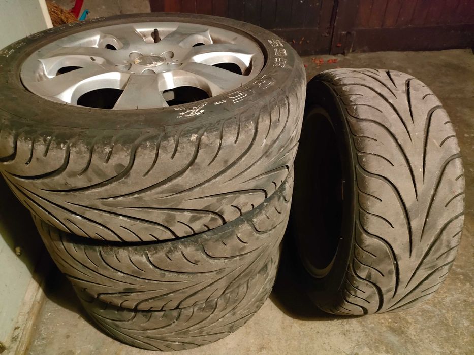 Felgi 16" 5x100 + Opony Federal 595 RS-R semi 205/50 ZR16