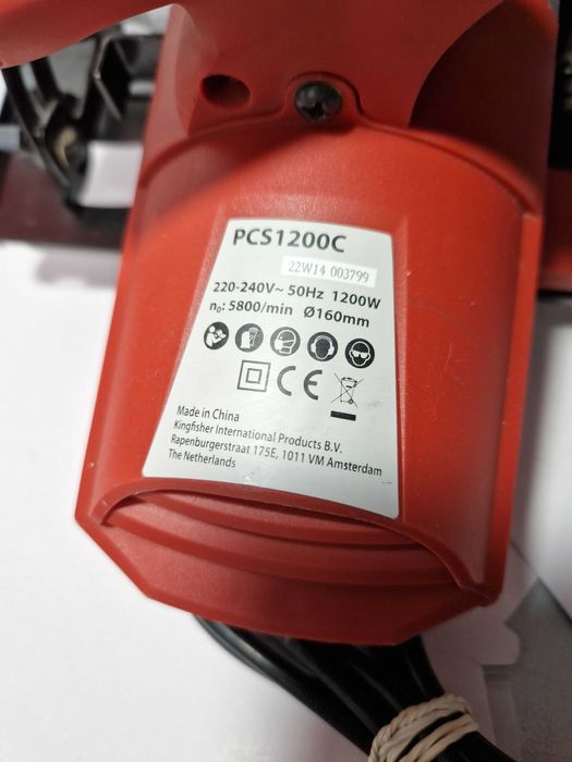 Piła tarczowa POWER PCS1200C 1200W