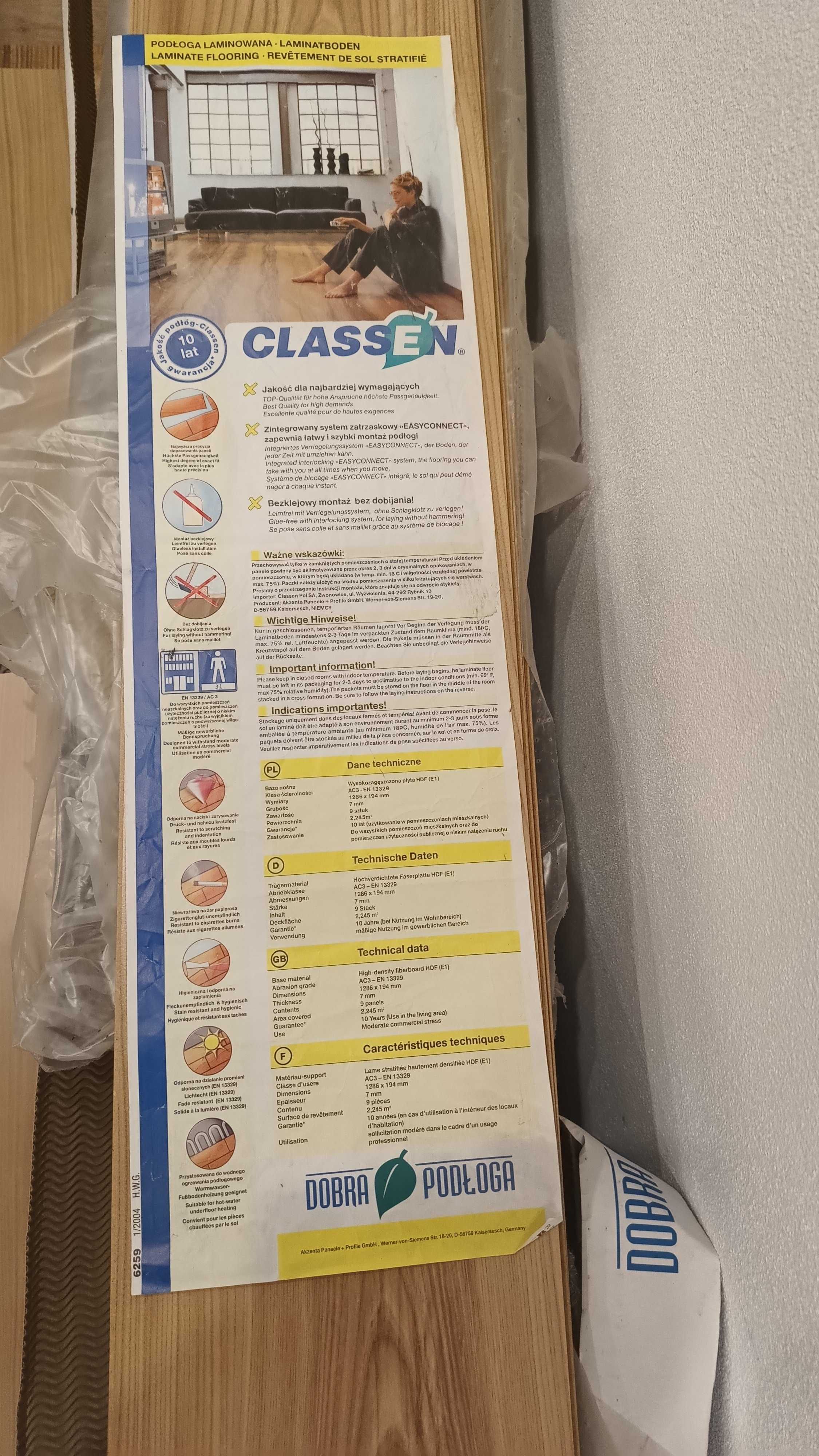 Panele podłogowe classen nowe zobacz