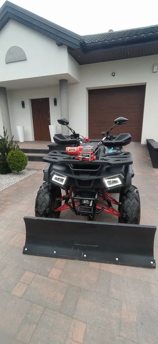 Quad Fourcraft 250 wyciągarka pług przyczepa