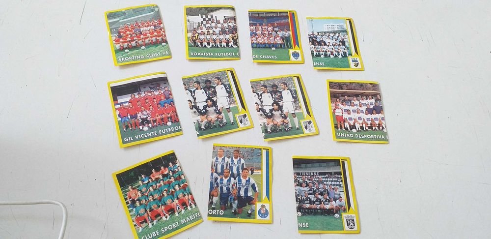 cromos equipas 95/96 Panini