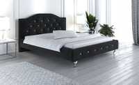 Łóżka na wymiar! Stylowe i eleganckie Rococo 160x200 z kryształkami