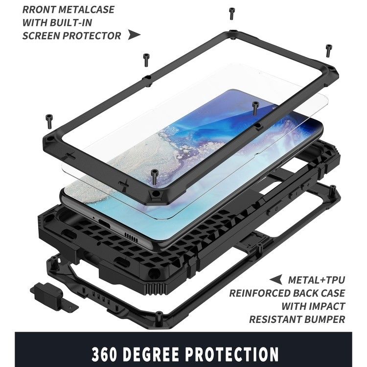 Противоударный металлический чехол Samsung Galaxy S21 Ultra