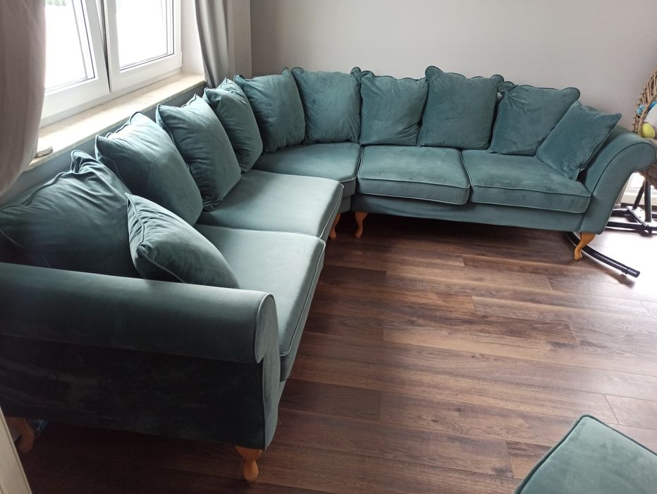 SOFA kanapa narożnik Valencia Exclusive Ludwik 260x280x90 glamour