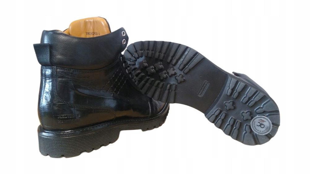Melvin & Hamilton 42 Buty Męskie Trevor 28 Crock Czarne Skórzane T699