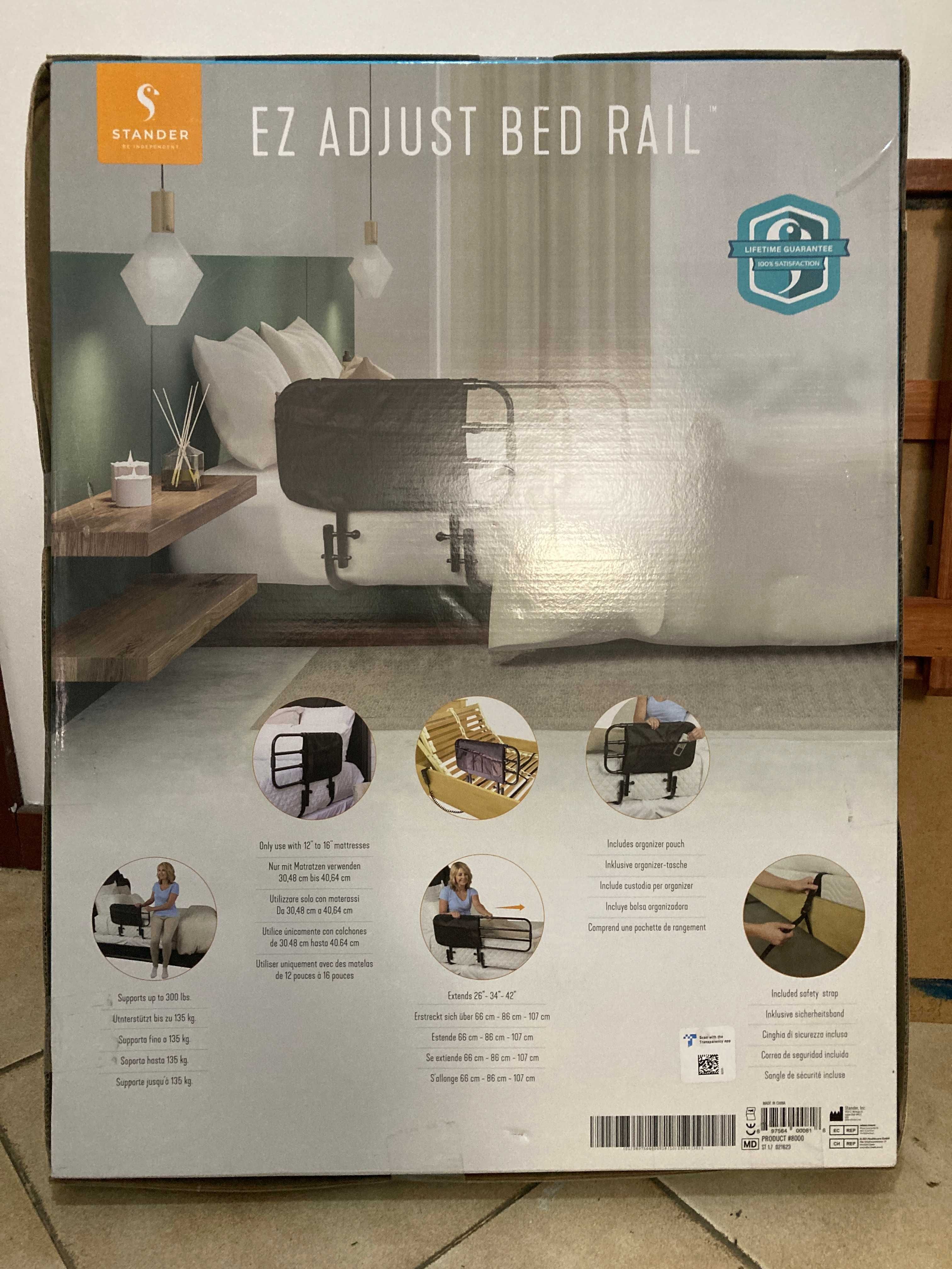 Grades de protecção para cama Stander