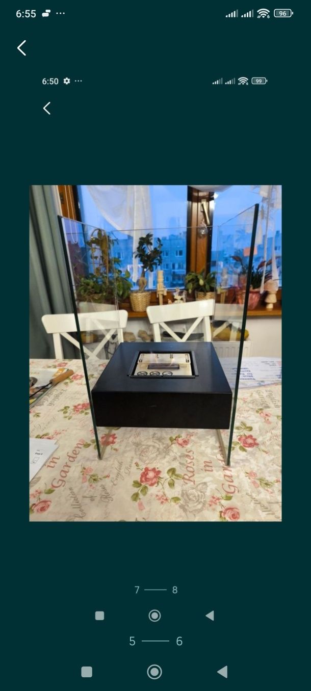 Kominek na biopaliwo koza piecyk jak nowy bio-kominek.
Stan idealny ,m