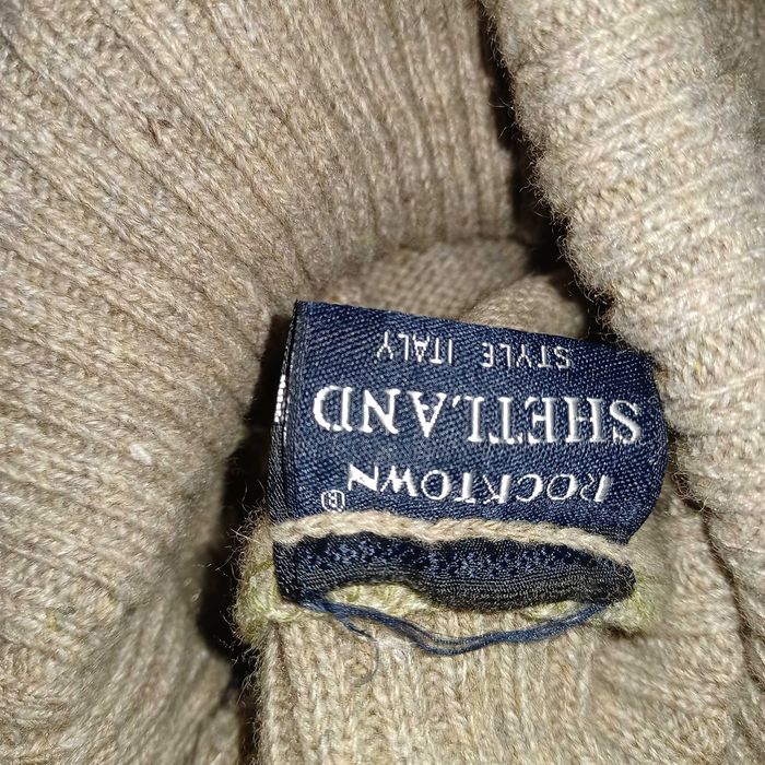 ROCKTOWN sweter golf Shetland  spory boho dla XL+