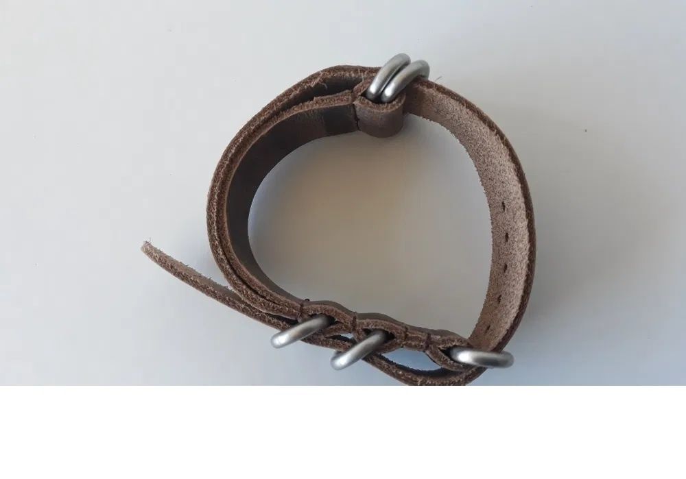 Bracelete Nato Zulu Pele 22mm