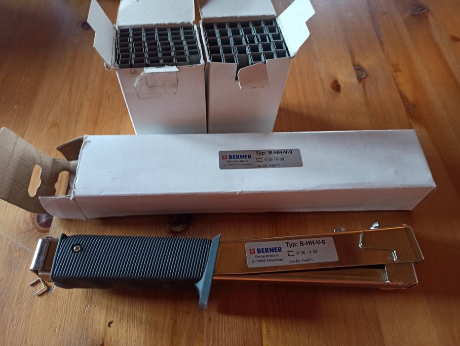 Zszywacz młotkowy BERNER. Gratis kamera.