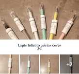 Lápis infinito, com borracha