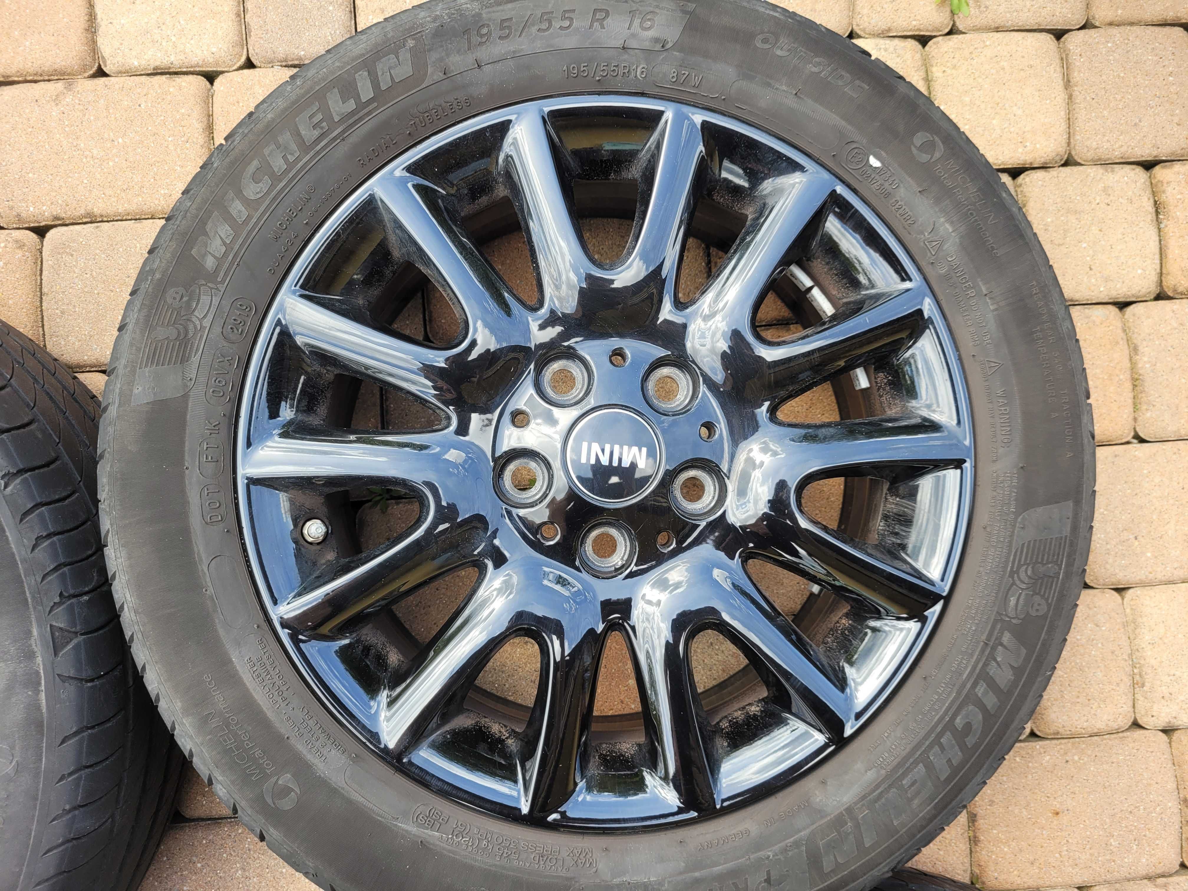 Alufelgi mini cooper 16"  z oponami Michelin