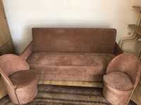 Sprzedam Kanapę (wersalkę) + dwa fotele po renowacji tapicerskiej.