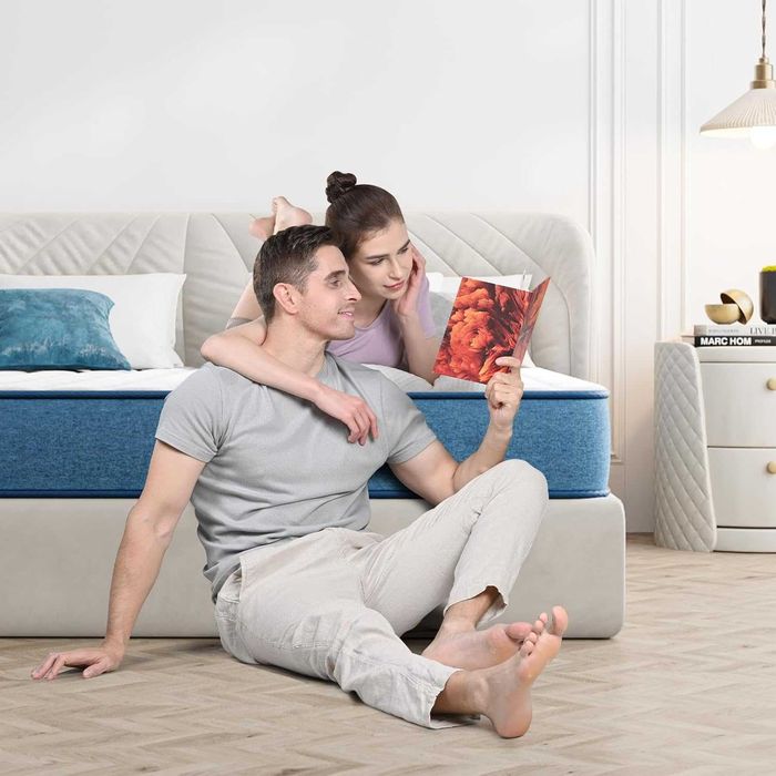 Materac 140x200cm Kieszeniowy ŚREDNIO TWARDY Wytrzymały - 20.5cm