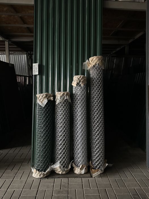 Сітка рабиця оцинкована та ПВХ 35×35, висота 1,2/1,5/1,8 м