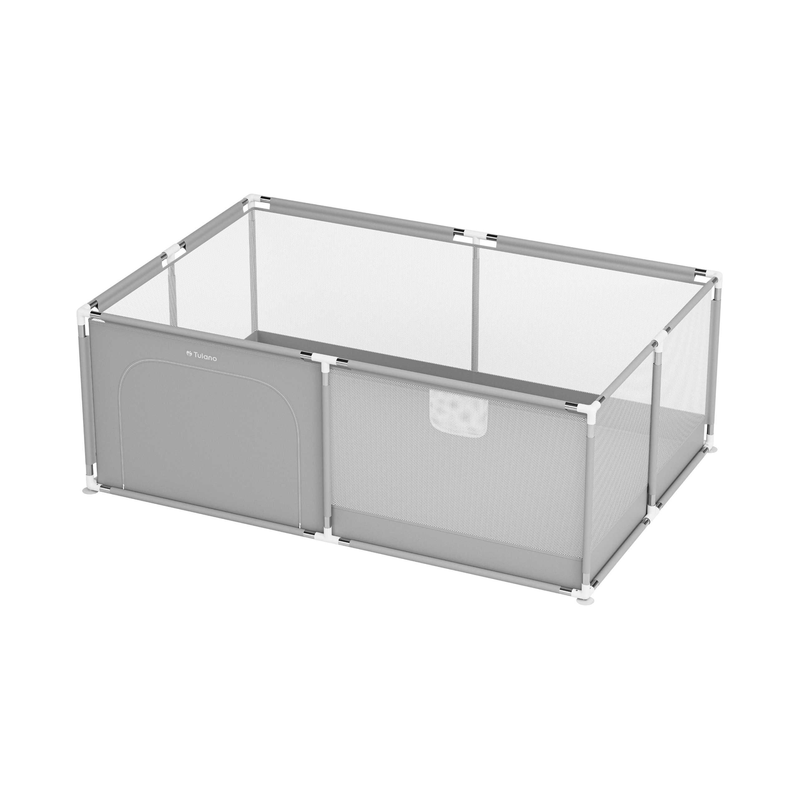 Kojec dziecięcy Tulano Cozy 22 Grey - 180x120cm