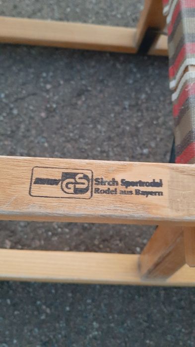 Оригінальні Баварські Дерев'яні Санки