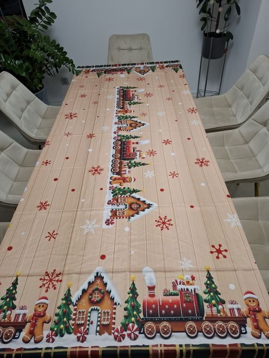 Obrus świąteczny 152x220cm