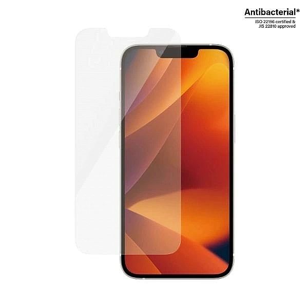 Szkło PanzerGlass Classic Fit antybakteryjne na iPhone 14 / 13 Pro / 1