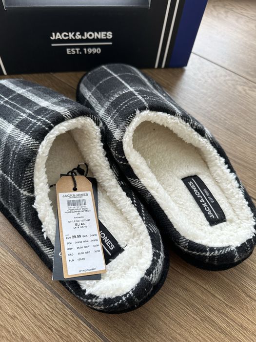 Чоловічі теплі тапки Jack & Jones р.43