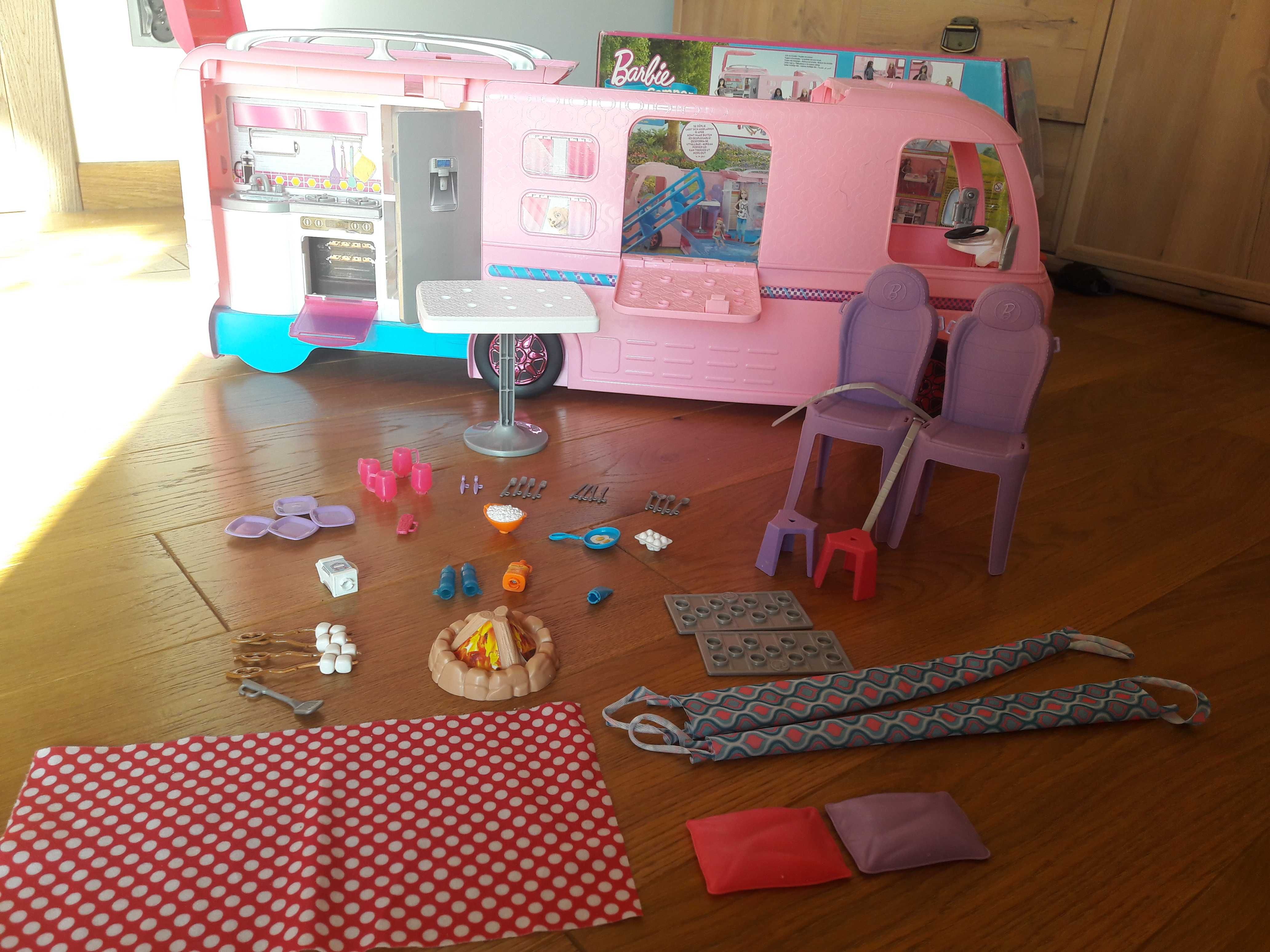 wymarzony kamper Barbie camper wielkie auto XXL