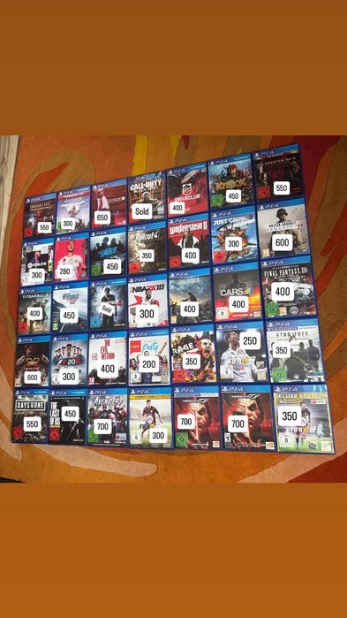 Диски на ps4,ps5