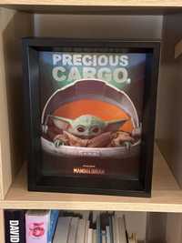 Quadro 3D Baby Yoda