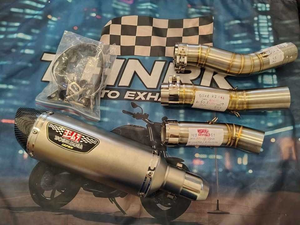 Kit escape yoshimura - +curva suzuki gsxr, r6 \curvas p outros modelos