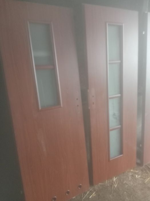 Drzwi brązowe wewnętrzne 70 cm 80 cm klamki