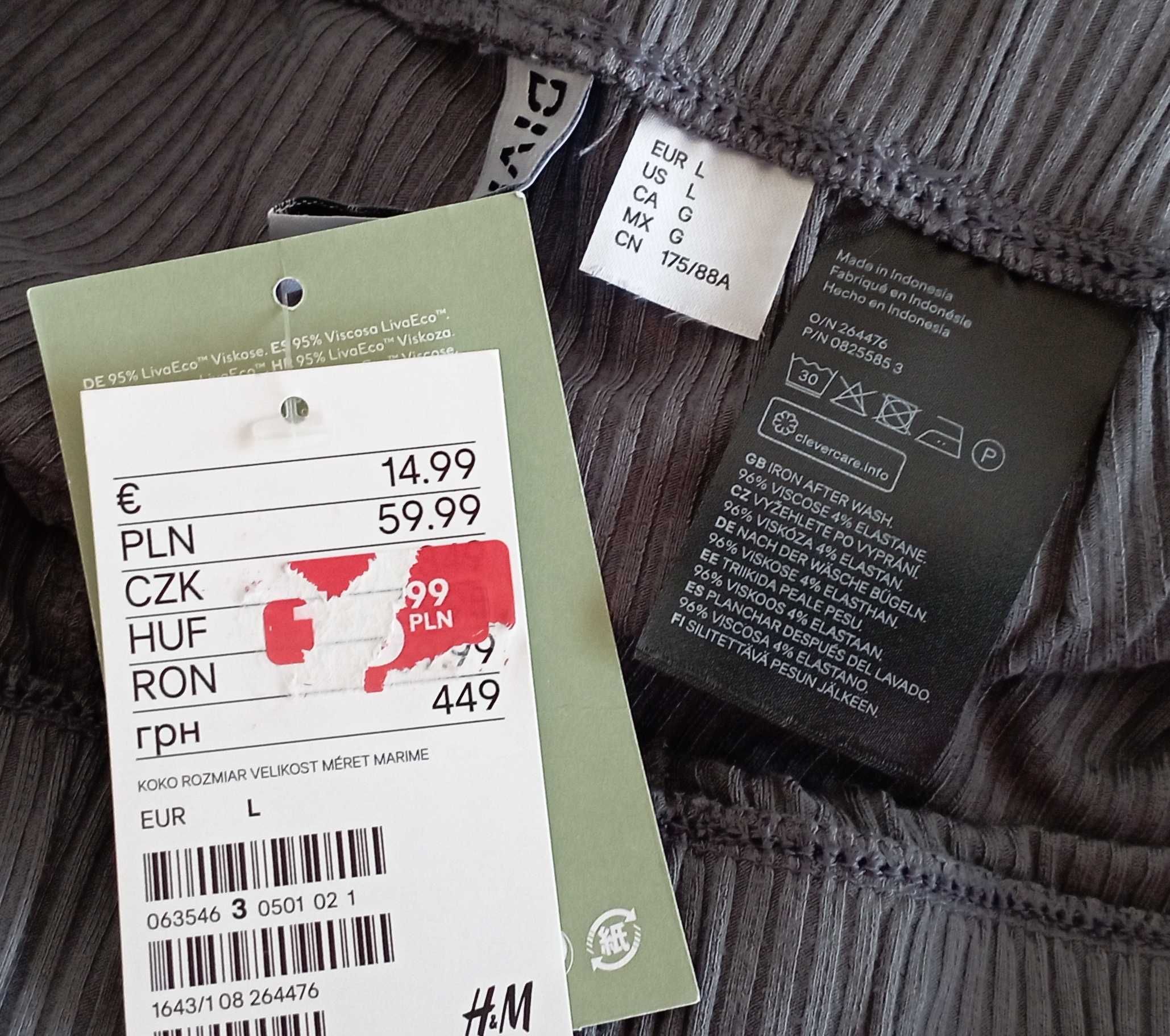 H&M Nowe spodnie prazkowane 42 44