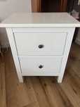Szafka nocna ikea biała hemnes