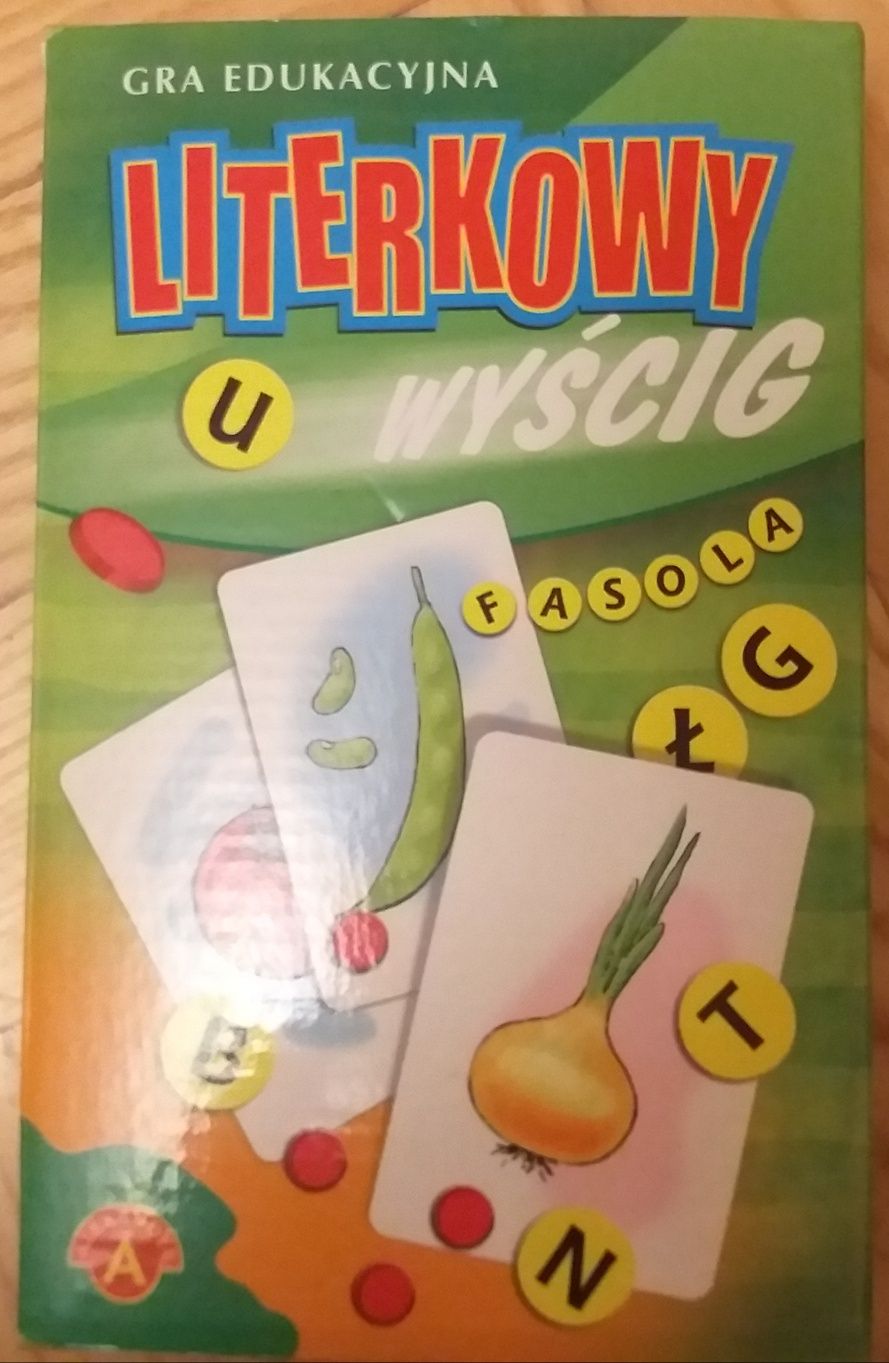 Gra edukacyjna literkowy wyścig