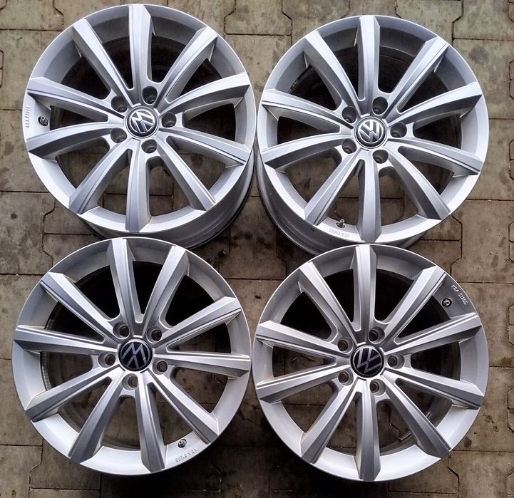Felgi aluminiowe 5x112 17" oryginał VW Tiguan Passat B8 czujniki
