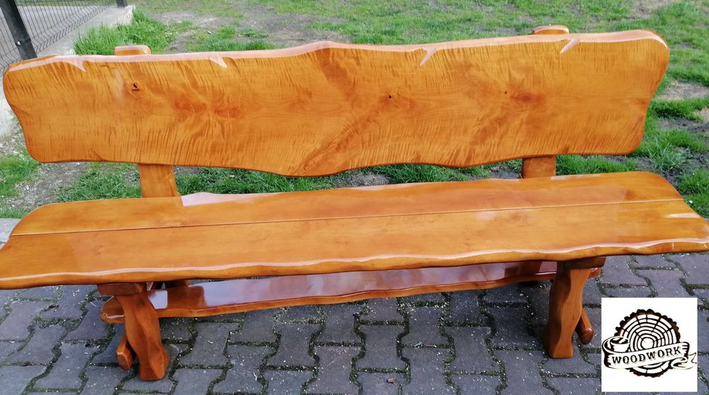 stół meble ogrodowe ławka komplet meble biesiadne olcha