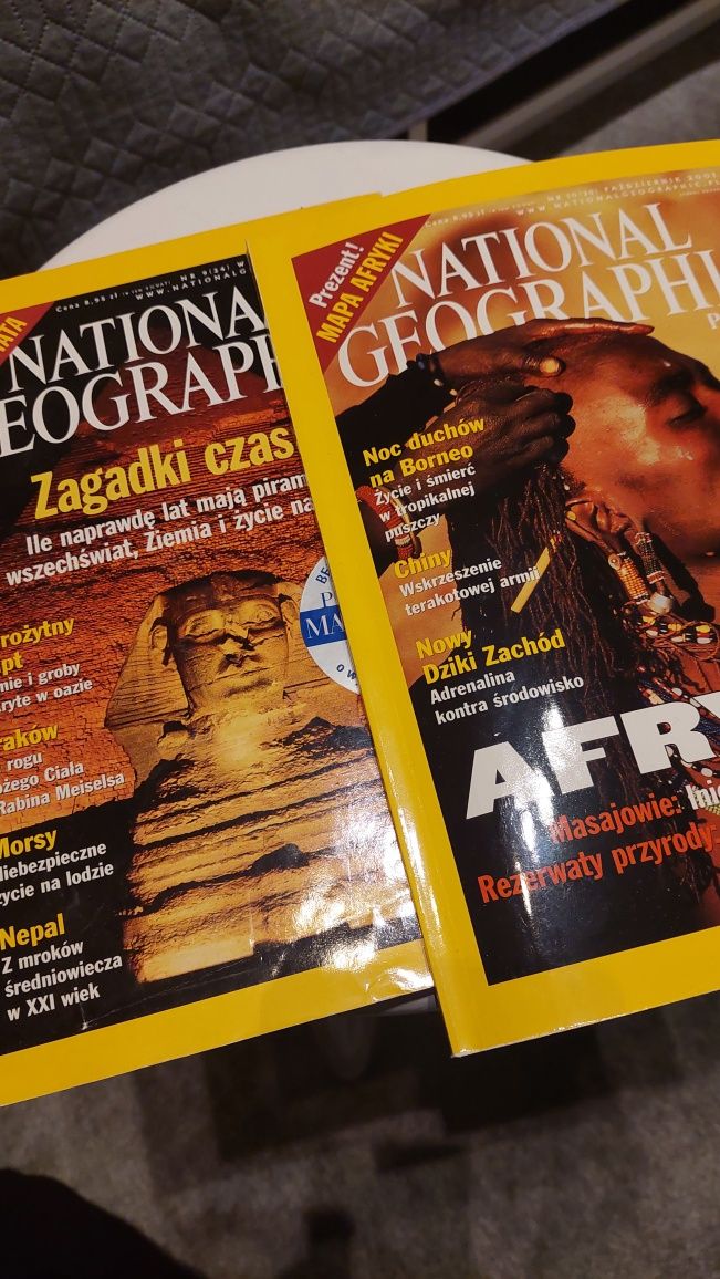 Czasopisma National Geographic roczniki 1999 - 2005