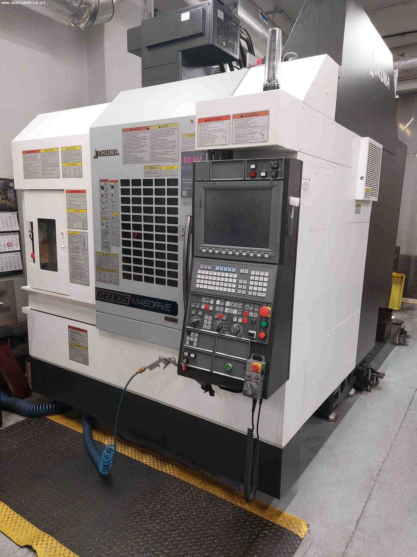 Centrum obróbcze pionowe CNC OKUMA GENOS M460R-VE