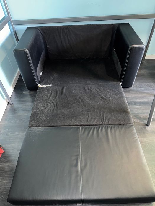 Łóżko piętrowe Svarta +sofa typu Fridhult+ GRATIS organizer