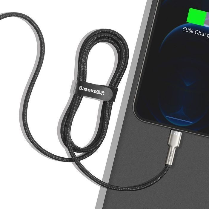 Kabel Usb Do Lightning Baseus Cafule, 2.4A, 1M (Czarny)