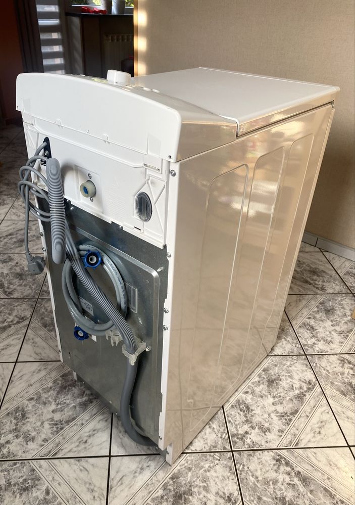 Pralka automatyczna SLIM 40cm. płytka wąska automat od góry