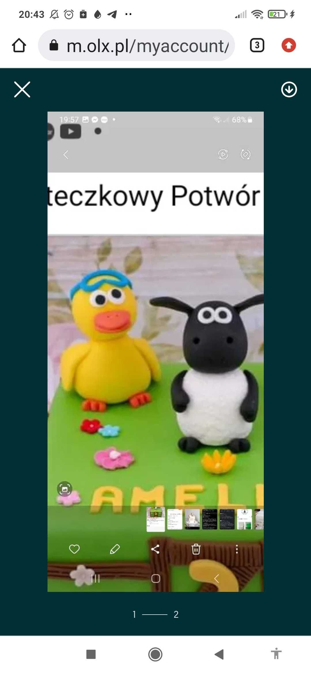 Figurki z masy cukrowej